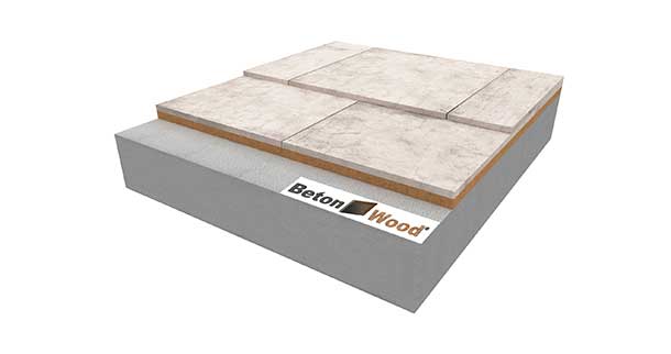 Massetto a secco in BetonFiber con cementolegno BetonWood