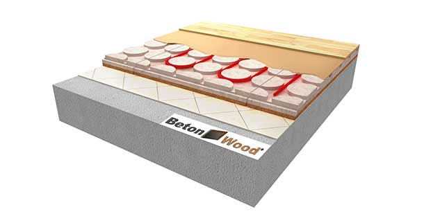 Massetto a secco radiante BetonRadiant Fiber