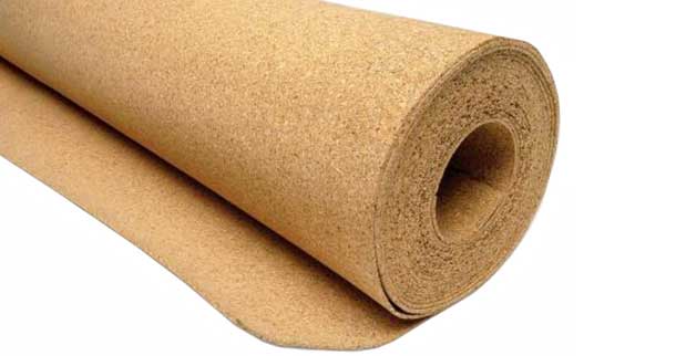 Rotoli in sughero per massetto a secco