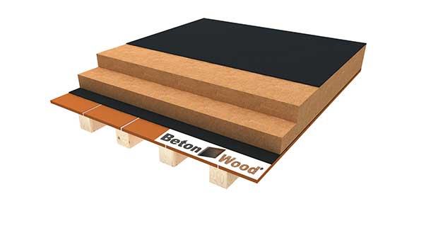 Solaio in fibra di legno su cotto